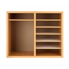 Adiroffice 12-Compartment Wood Adjustable Paper Sorter Literature File Organizer, Medium Oak ADI500-12-MEO